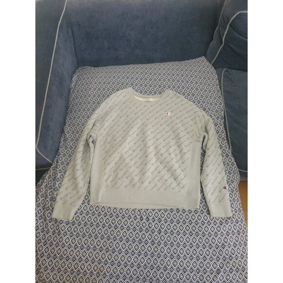 Vintage Gray Champion Reverse Weave Thick Monogram Men's Size XL - Picture 12 of 16